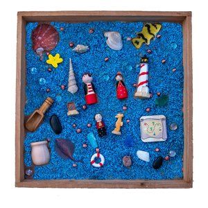 Pirate Sensory Bin | Toys | Wood Toys | Montessori Toys | Waldorf | Preschool